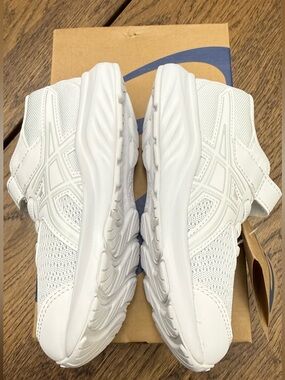 Little Kids' Asics Contend 9 Running Shoes White/Glacier Grey size 12K